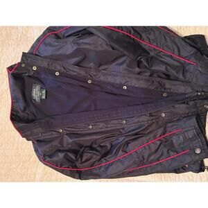 Lauren Ralph Lauren Petite Navy Jacket with Red Piping